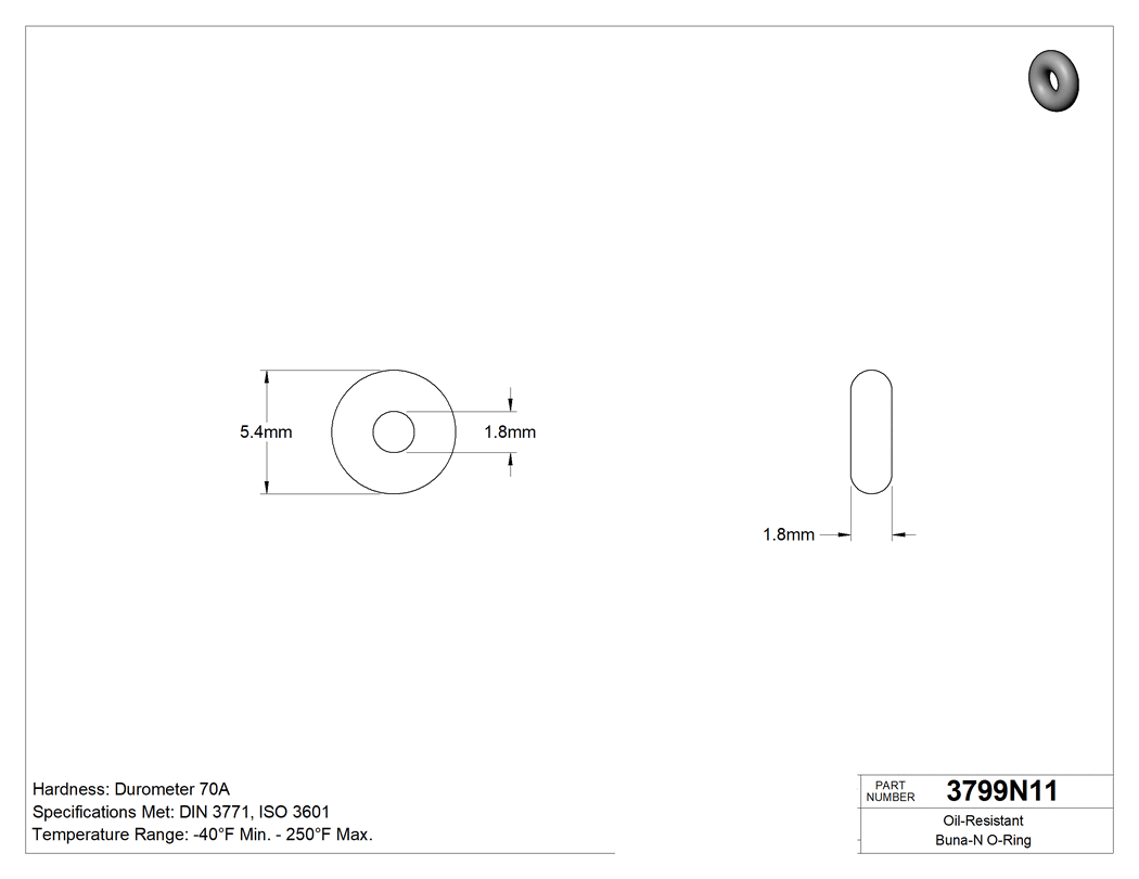 Technical drawing - 3799N11